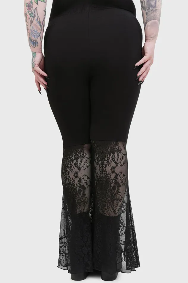 Killstar Trousers and Jeans Women Shadowend Flares