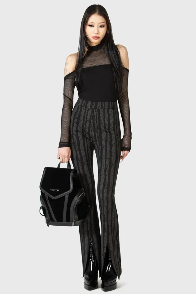Killstar Trousers and Jeans Women Tricks On You Bootcut Trousers