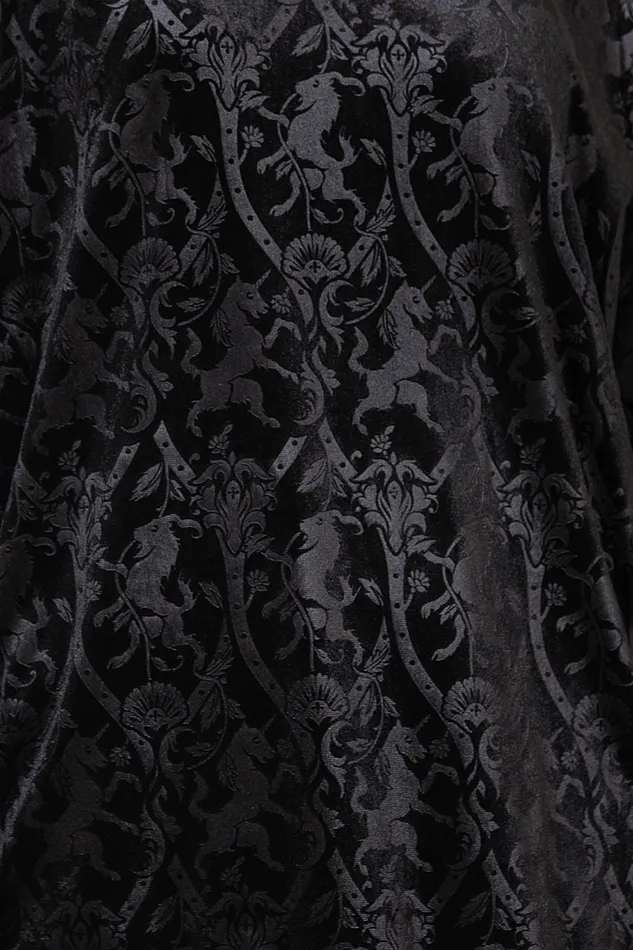 Killstar Velvet Women Doom Duchess Skirt B