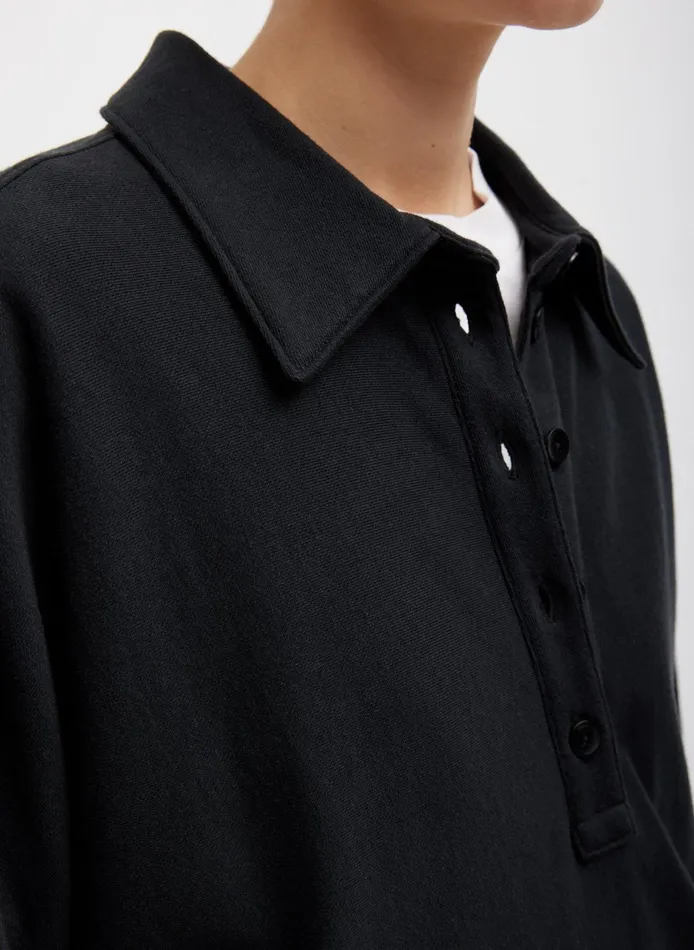 Knitwear and Sweatshirts Women Tibi Summer Sweatshirting Polo Collar Sweatshirt