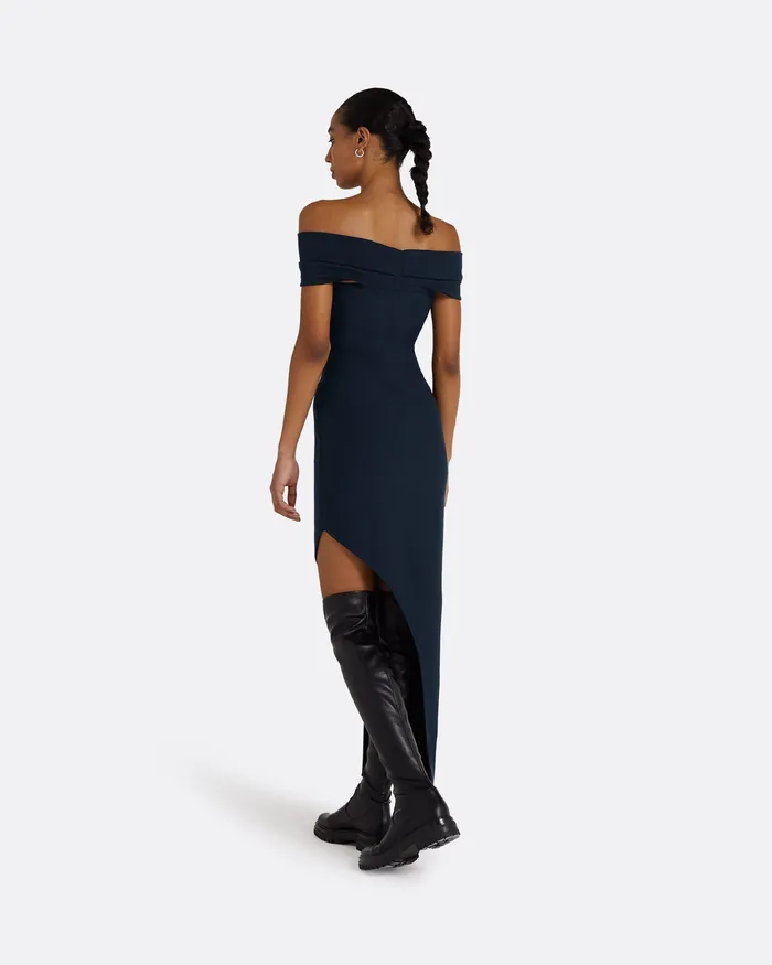 Knitwear Nouvia Navy Knit Dress Navy Safiyaa Women