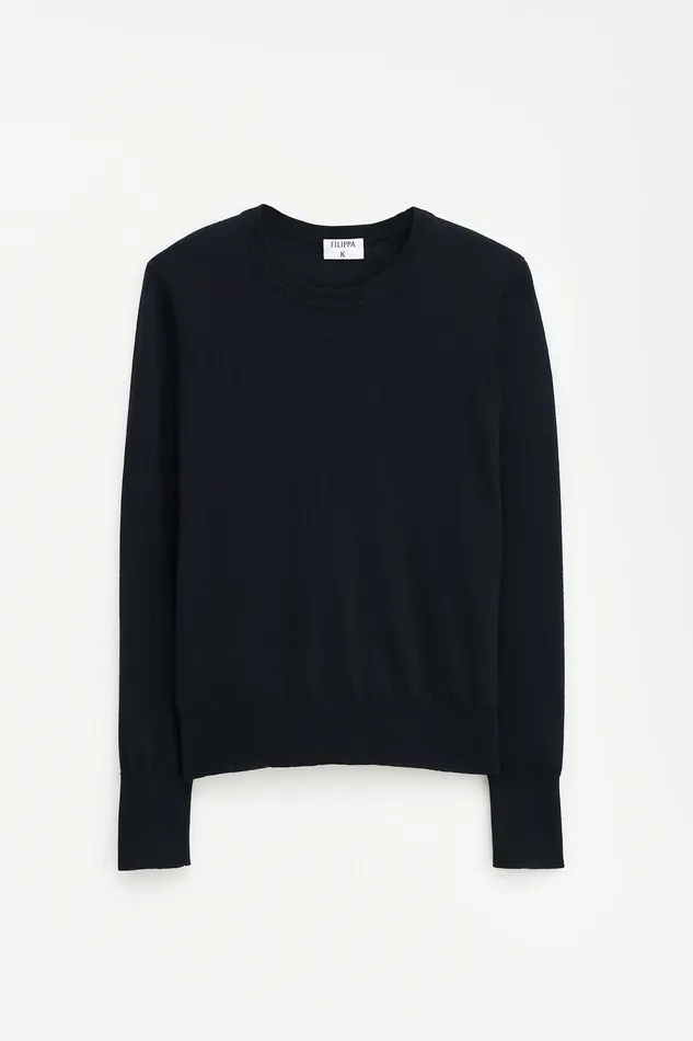 Knitwear Women filippak Merino Rneck Sweater Black