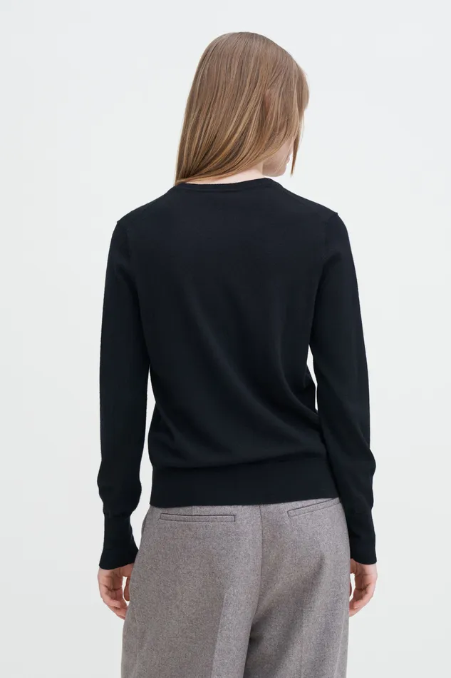 Knitwear Women filippak Merino Rneck Sweater Black