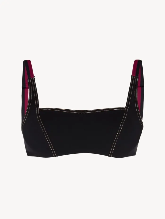 La Perla Bralette Bikini Top In Black Women Bikinis