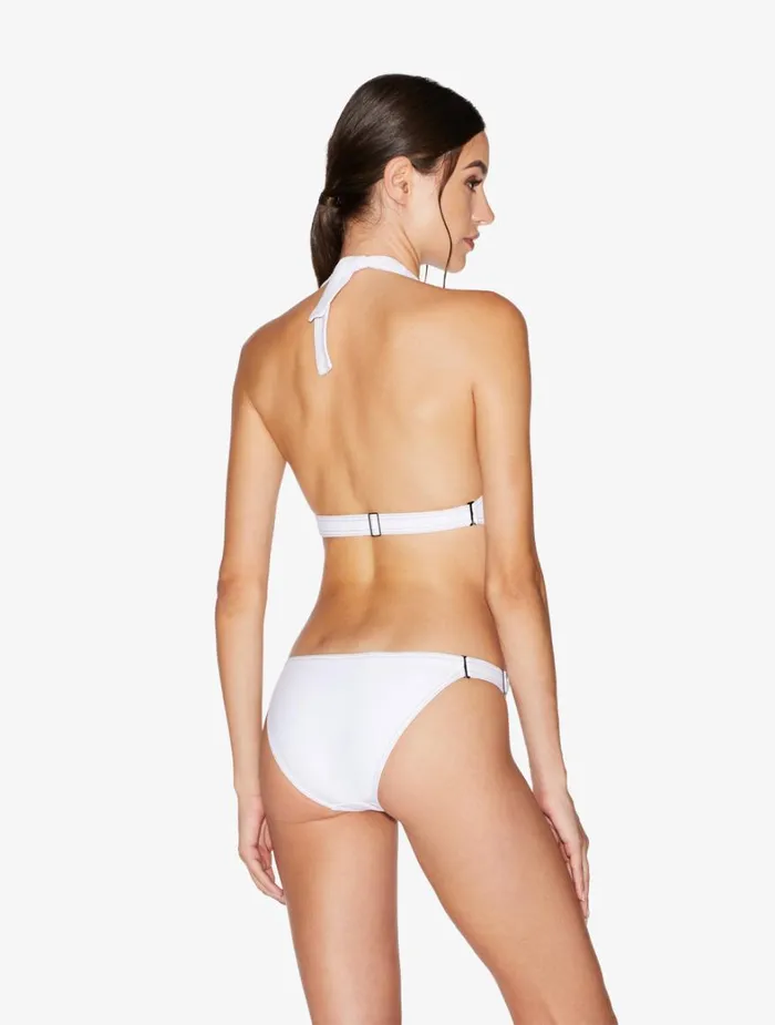 La Perla Cutout Swimsuit In White Women Bikinis