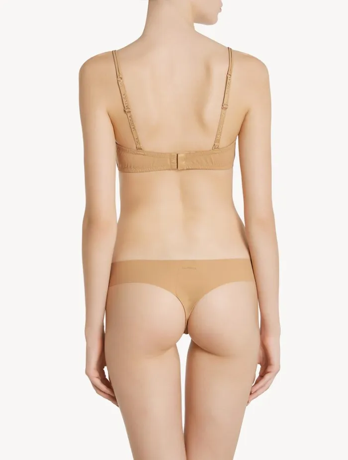 La Perla Lasercut Thong In Nude Women G String and Thong La Perla Lasercut Thong In Nude Women G String and Thong