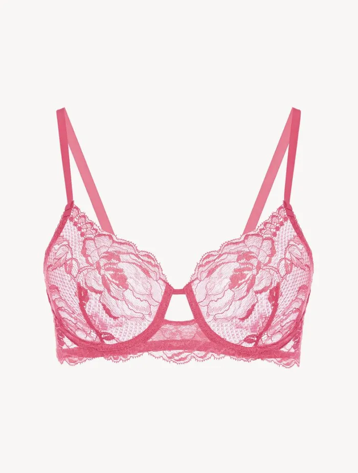 La Perla Luxury Lace Underwired Bra In Wild Orchid Women Underwired