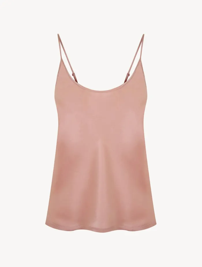 La Perla Luxury Silk Camisole In Powder Pink Women Camisoles
