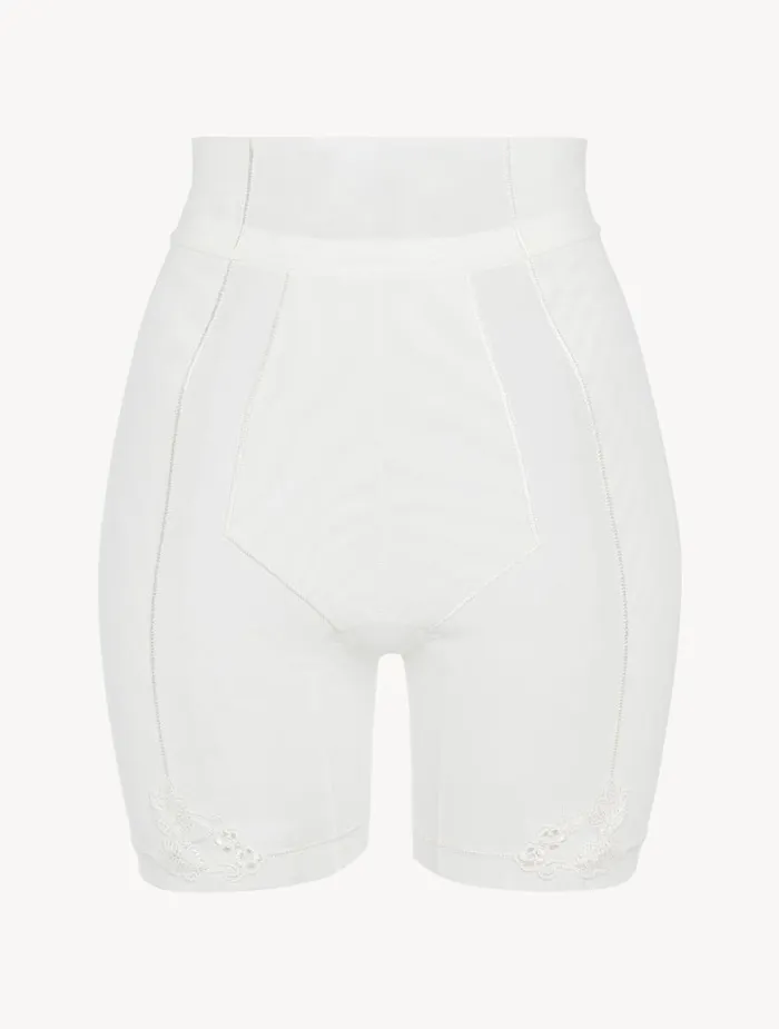 La Perla Shorts In Offwhite Stretch Tulle Women Hipster