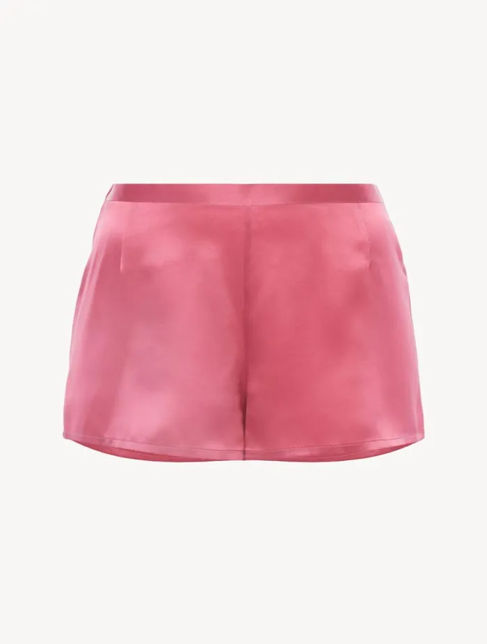 La Perla Silk Shorts In Wild Orchid Women Pajamas