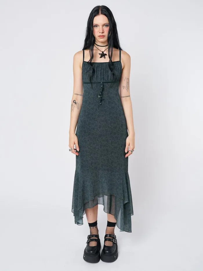 Laila Floral Layered Maxi Dress Women Minga London Dresses