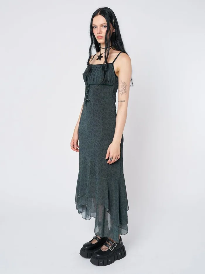 Laila Floral Layered Maxi Dress Women Minga London Dresses