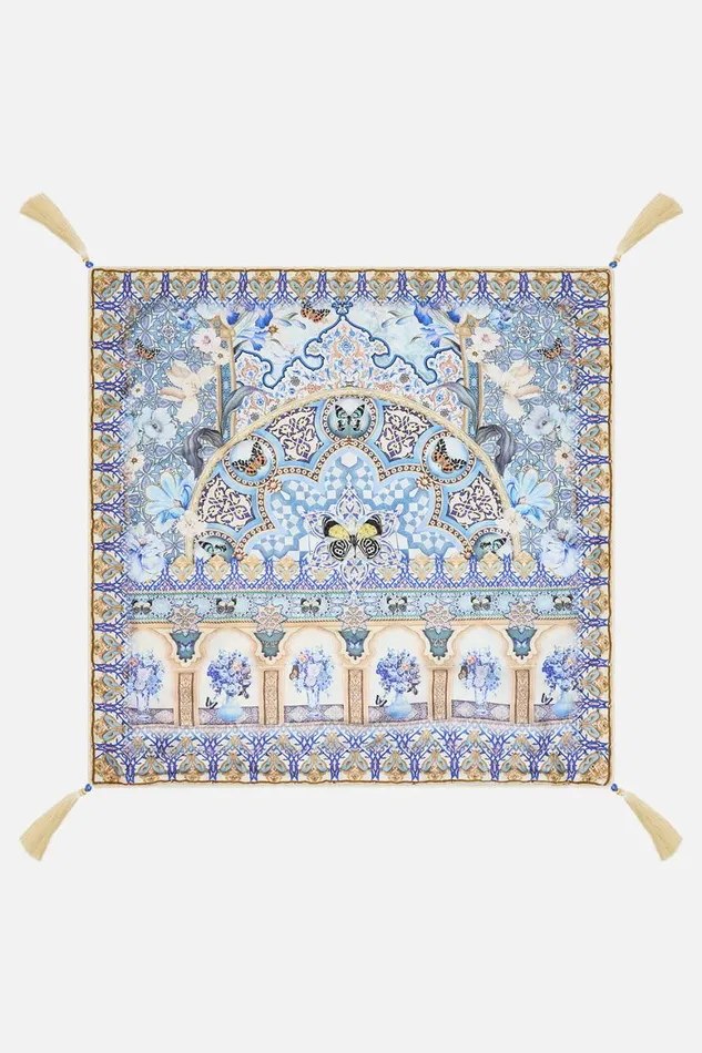 LARGE SQUARE CUSHION AL MANIAL PALACE MEMOIRS Al Manial Palace Memoirs WomensMens Camilla Bed Linen LARGE SQUARE CUSHION AL MANIAL PALACE MEMOIRS Al Manial Palace Memoirs WomensMens Camilla Bed Linen