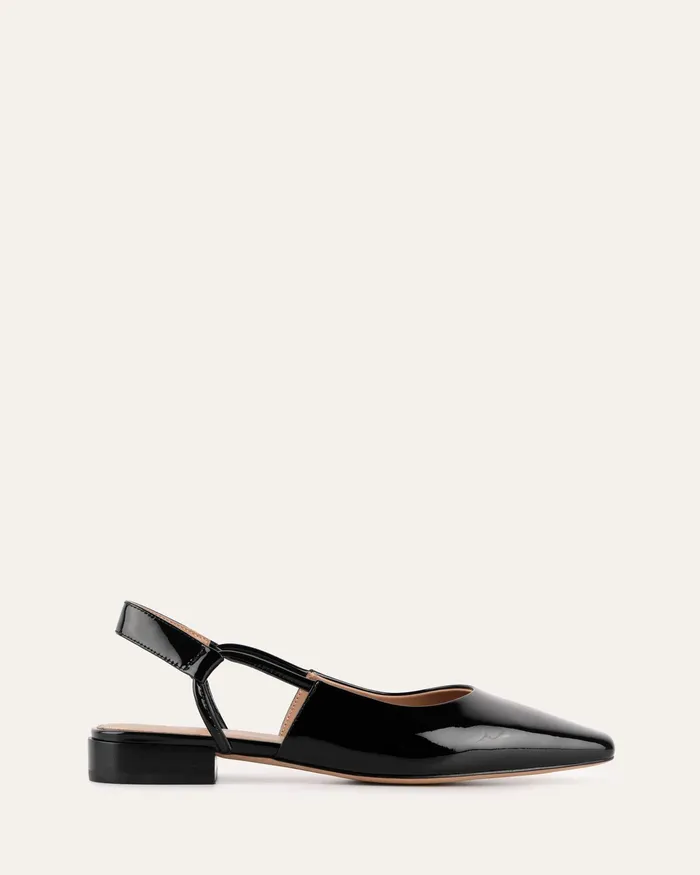 Larissa dress flats black patent BALLET jomercer Women