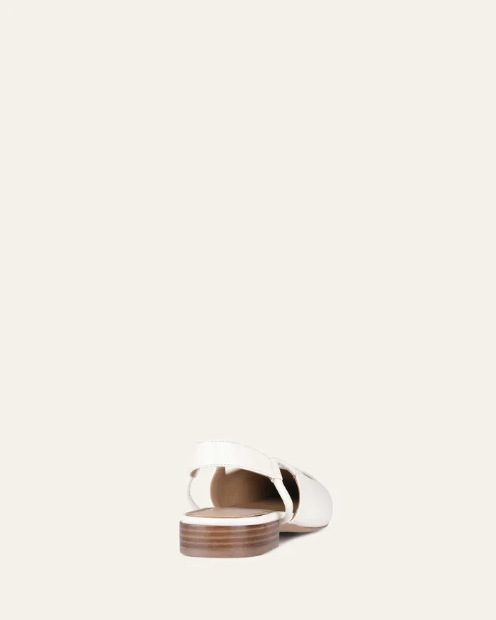 Larissa dress flats off white leather Women BALLET jomercer Larissa dress flats off white leather Women BALLET jomercer