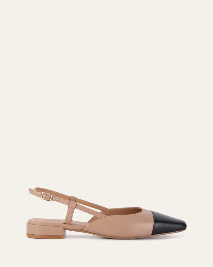 Leah dress flats beige multi DRESS jomercer Women