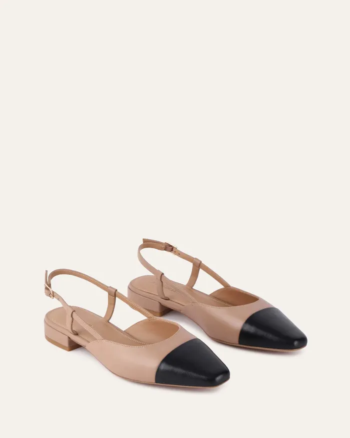 Leah dress flats beige multi DRESS jomercer Women Leah dress flats beige multi DRESS jomercer Women