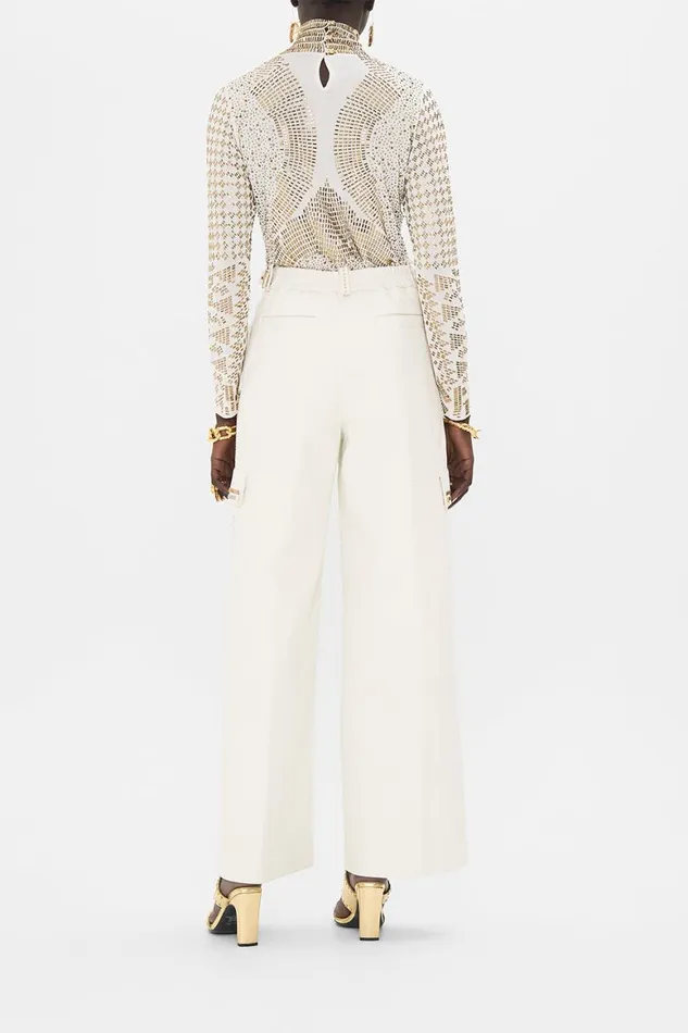 LEATHER UTILITY PANT VALLEY OF THE QUEENS Valley Of The Queens Womens Camilla Pants