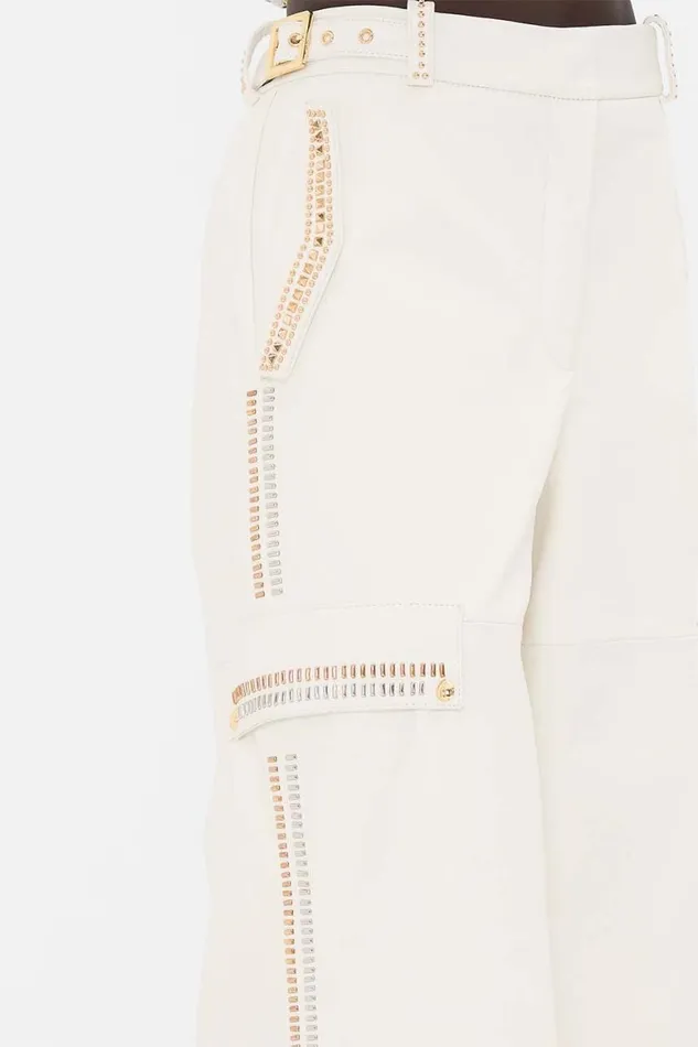 LEATHER UTILITY PANT VALLEY OF THE QUEENS Valley Of The Queens Womens Camilla Pants