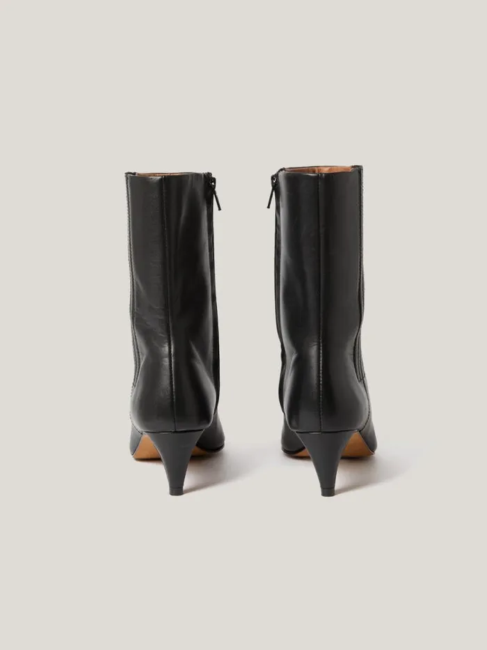 Leather Valerie Ankle Boot Black Women Jigsaw Boots