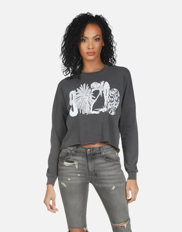 Lee 90210 Pigment Black Women Lauren Moshi Long Sleeve