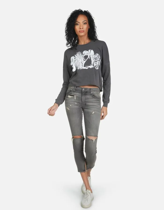 Lee 90210 Pigment Black Women Lauren Moshi Long Sleeve