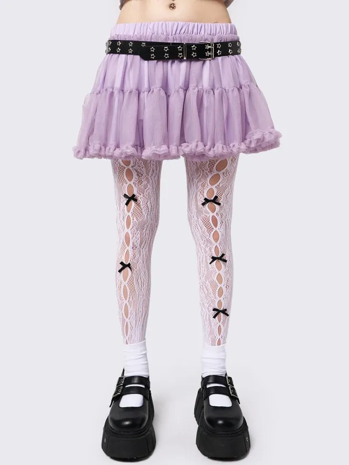 Lila Chiffon Tutu Mini Skirt Women Minga London Bottoms