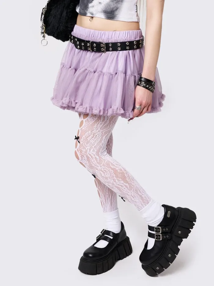 Lila Chiffon Tutu Mini Skirt Women Minga London Bottoms Lila Chiffon Tutu Mini Skirt Women Minga London Bottoms