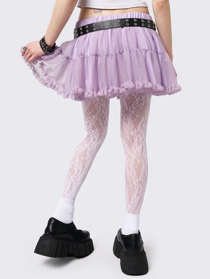 Lila Chiffon Tutu Mini Skirt Women Minga London Bottoms Lila Chiffon Tutu Mini Skirt Women Minga London Bottoms