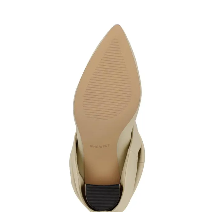 Lindey Foldover Dress Boots Ivory Women Nine West Boots and Booties Lindey Foldover Dress Boots Ivory Women Nine West Boots and Booties