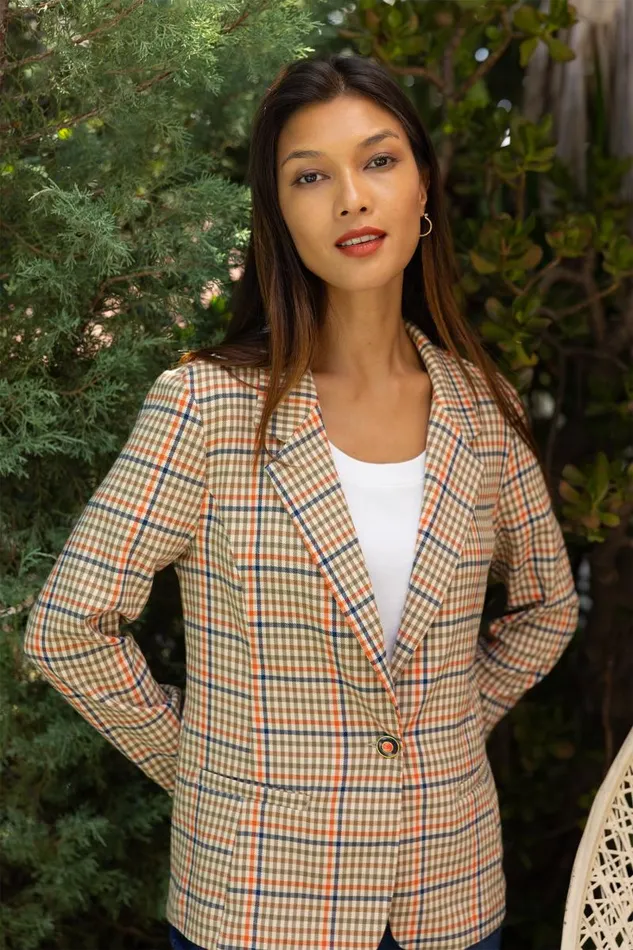 Liverpool Los Angeles Jackets FITTED BLAZER Lava Flow Multi 8211 Womens