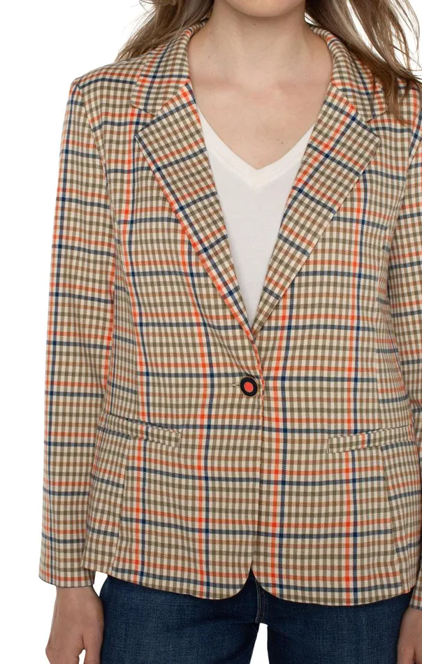 Liverpool Los Angeles Jackets FITTED BLAZER Lava Flow Multi 8211 Womens