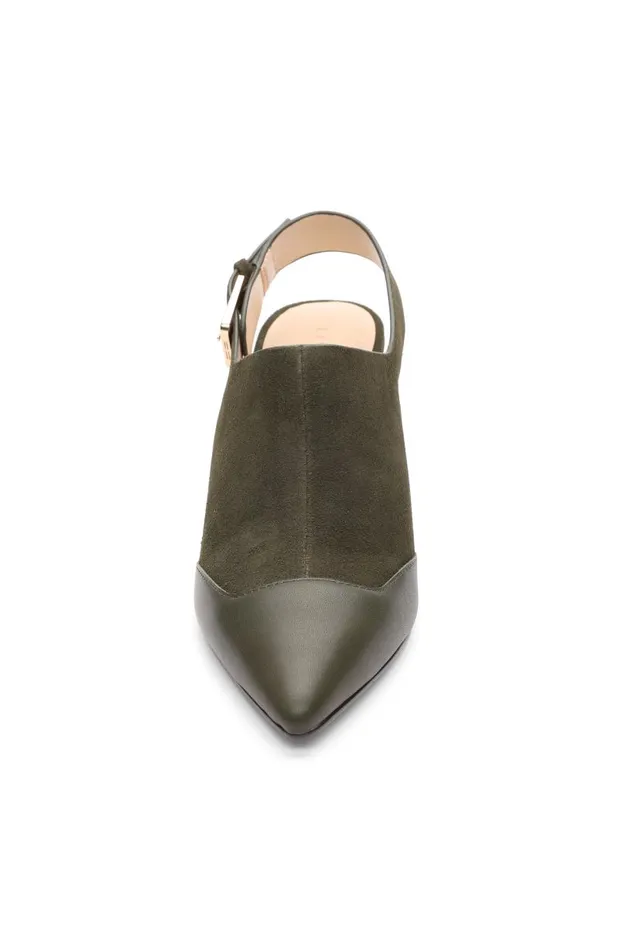 Liverpool Los Angeles Mules BARSTOW SLING BACK MULE Olive 8211 Womens