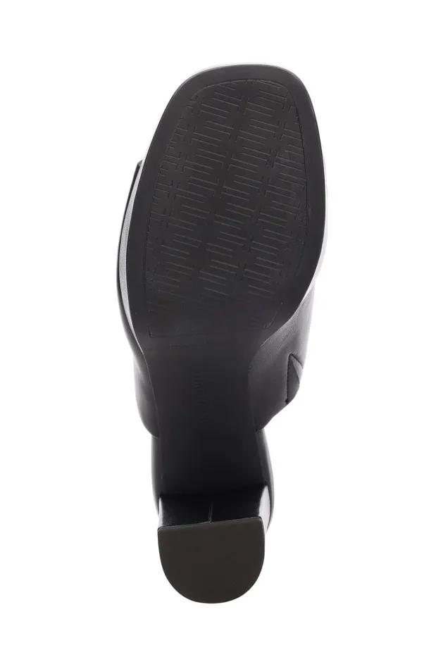 Liverpool Los Angeles Mules CARSON HIGH BLOCK HEEL MULE Black 8211 Womens