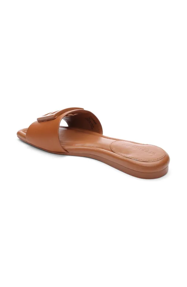 Liverpool Los Angeles Sandals DUNBAR LOGO MEDALLION SANDALS Luggage 8211 Womens