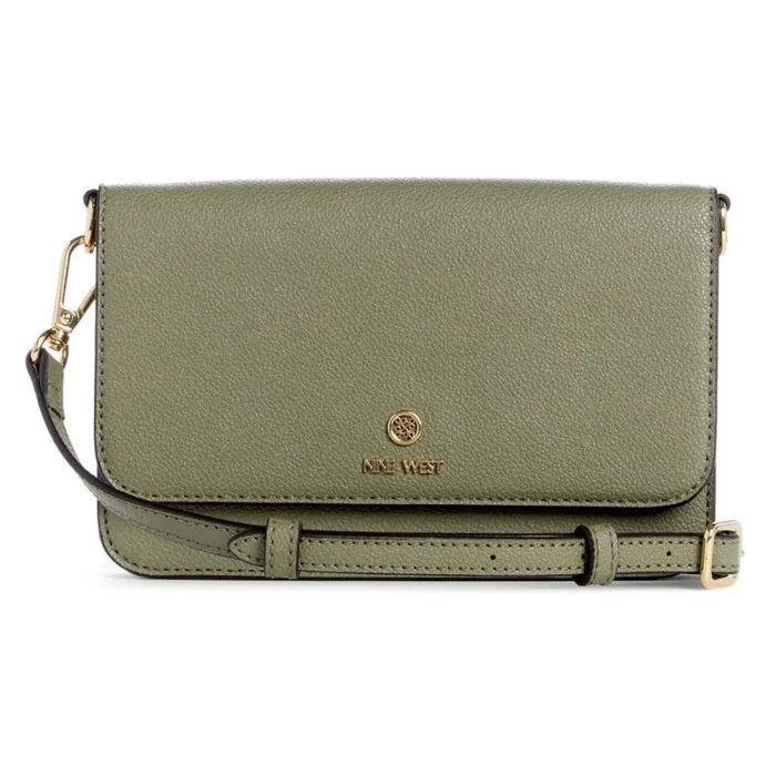 Lockup 9S Phone Wallet Crossbody Faded Army Women Nine West Crossbody