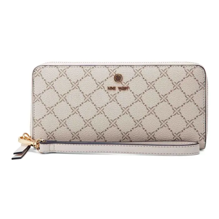 Lockup 9S Zip Around With Wristlet Mushroomlogomilk Women Nine West Clutches and Wallets