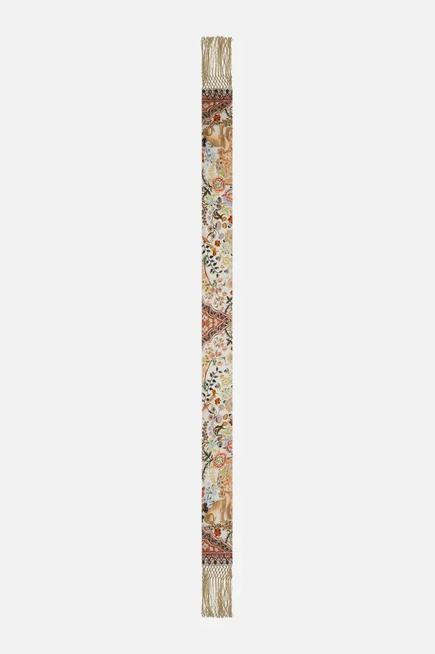 LONG SKINNY SCARF IN HONOUR OF HEIRLOOMS In Honour Of Heirlooms WomensMens Camilla Scarves LONG SKINNY SCARF IN HONOUR OF HEIRLOOMS In Honour Of Heirlooms WomensMens Camilla Scarves