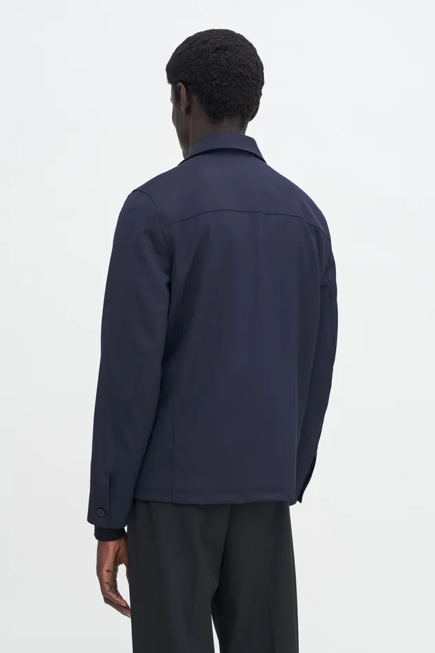 Louis Gabardine Jacket Navy Men Coats and Jackets filippak