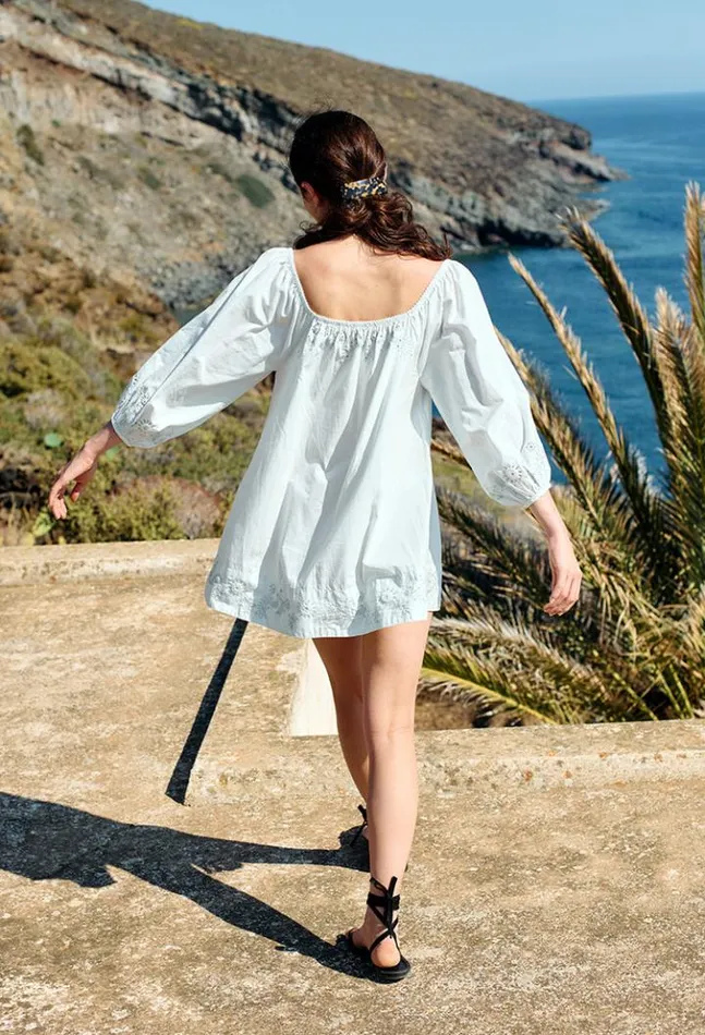 Louise Dress Baby Blue Women Ciao Lucia Mini Dresses