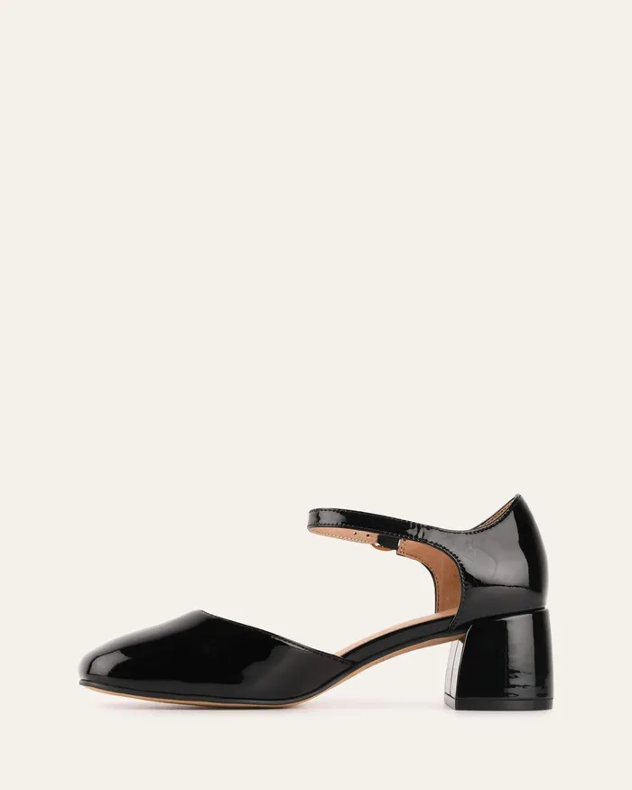 LOW HEELS Women Janet low heels black patent jomercer LOW HEELS Women Janet low heels black patent jomercer