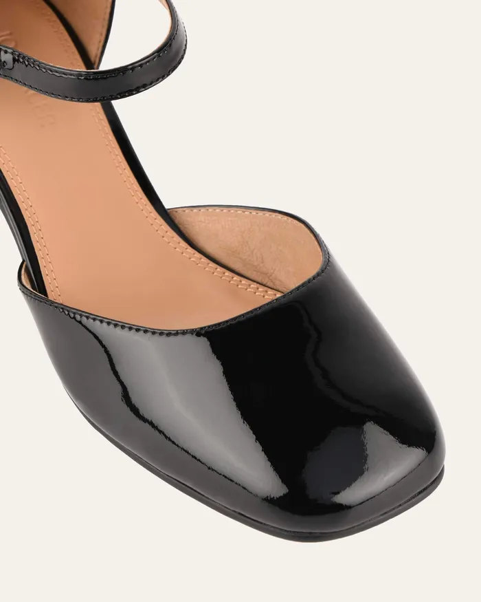 LOW HEELS Women Janet low heels black patent jomercer LOW HEELS Women Janet low heels black patent jomercer