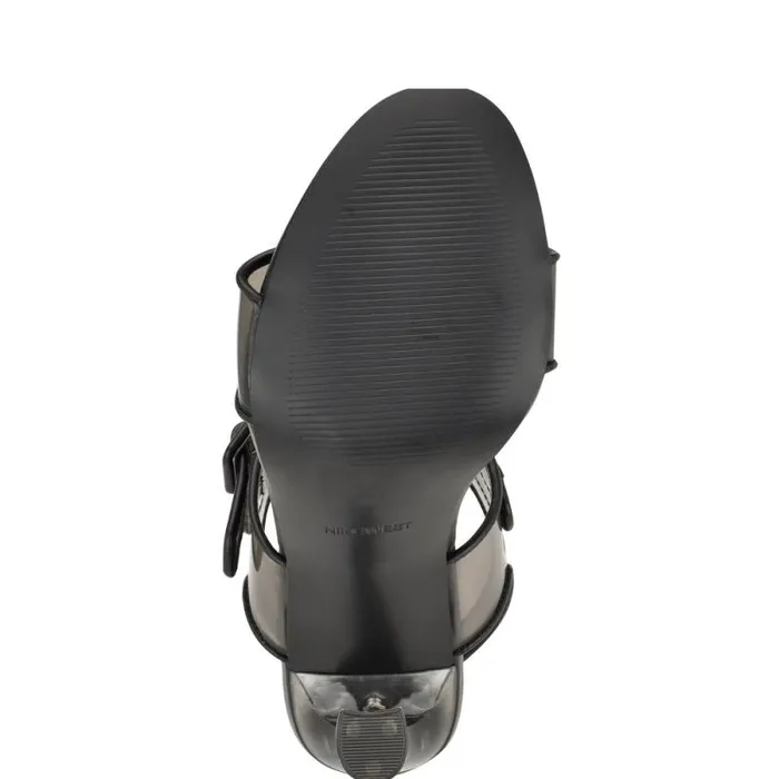 Lucile Clear Strappy Sandals Black Women Nine West Sandals Lucile Clear Strappy Sandals Black Women Nine West Sandals