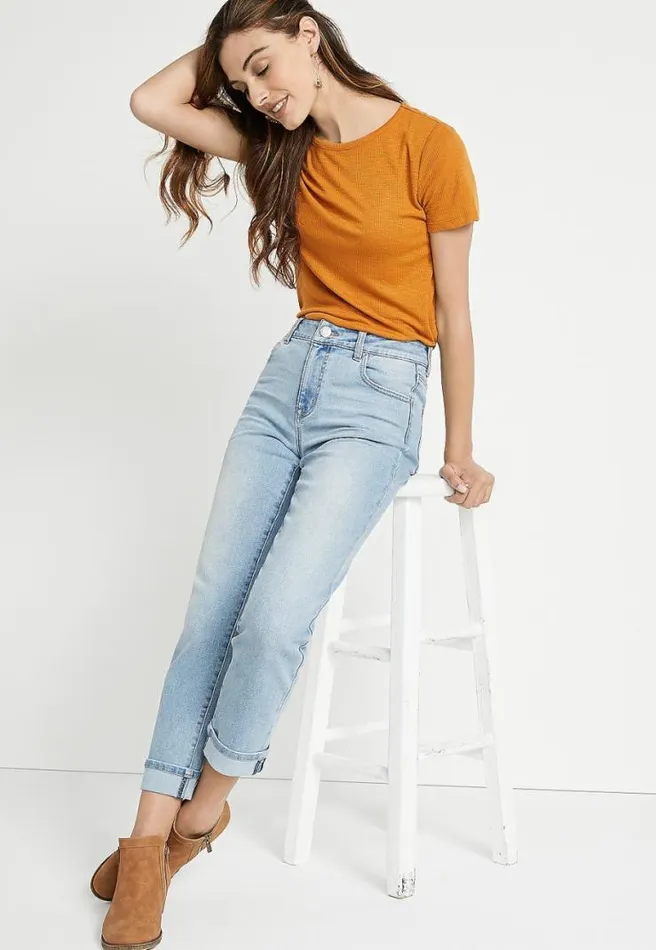 M Jeans By Maurices Vintage Slim Straight High Rise Jean Women Maurices Jeans