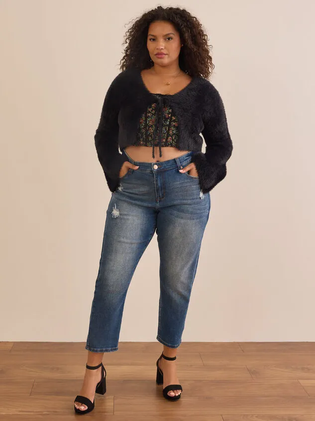 Maddie Cropped Shrug Black Women Altar039d State Sweaters Cardigans Maddie Cropped Shrug Black Women Altar039d State Sweaters Cardigans