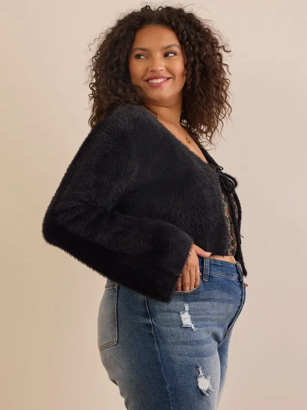 Maddie Cropped Shrug Black Women Altar039d State Sweaters Cardigans Maddie Cropped Shrug Black Women Altar039d State Sweaters Cardigans