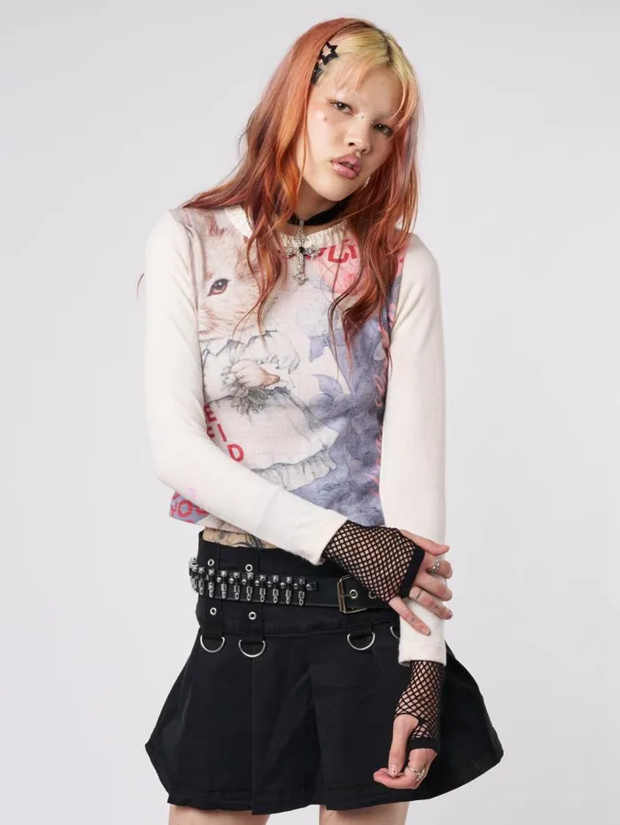 Main Character Rabbit Graphic Top Women Minga London Tops and TShirts