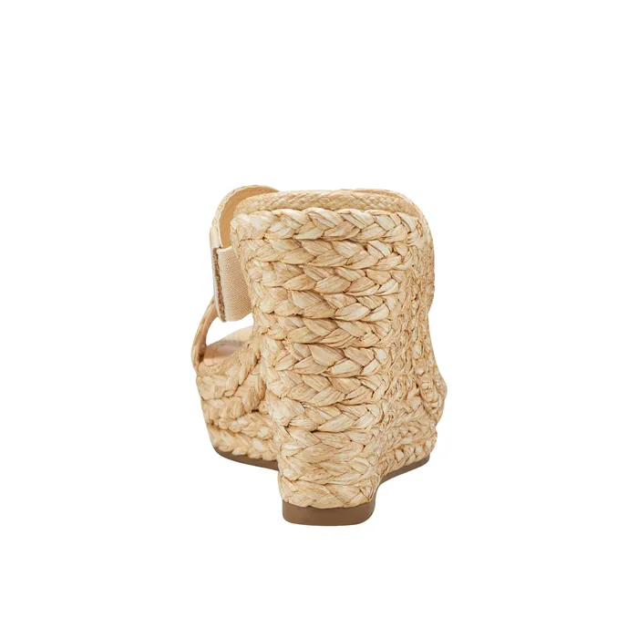 Marc Fisher Kalisha Espadrille Wedge Sandal Light Natural Women Sandals