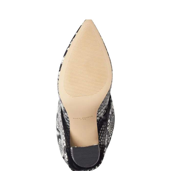 Marc Fisher Lalita Foldover Dress Boot Snake Print Women Dress Boots