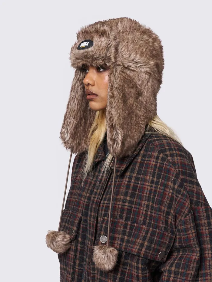 Masha Fluffy Trapper Hat Women Minga London Hats and Hair Pieces